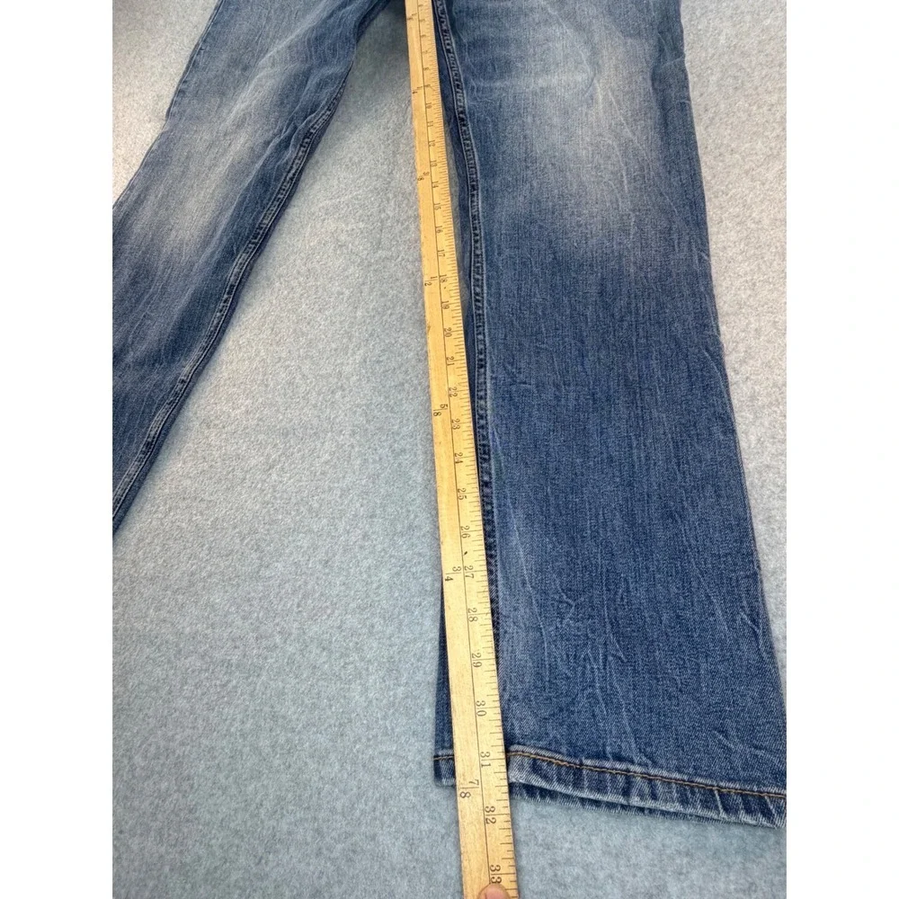 Levis 502 Regular Taper Mens‎ Jeans Blue Medium Wash 36x34 29507-0003 Denim